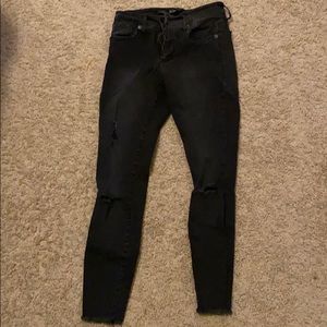 black skinny jeans size 24